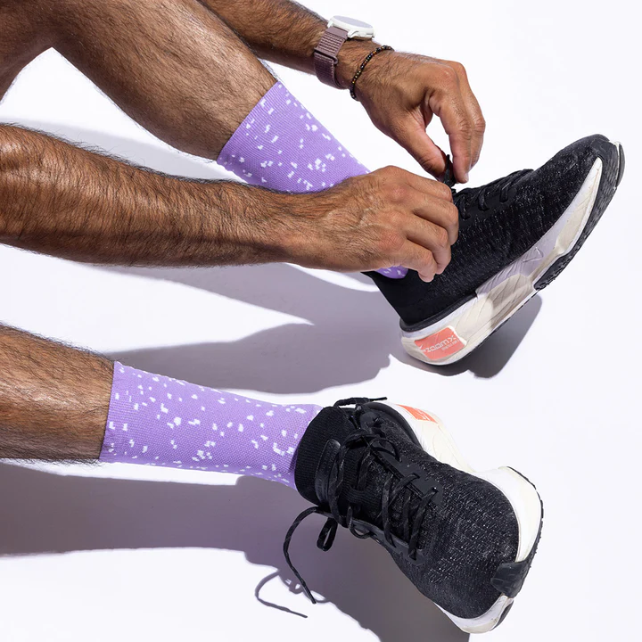 rnnr Marathon Crew Sock - Cadence Purple