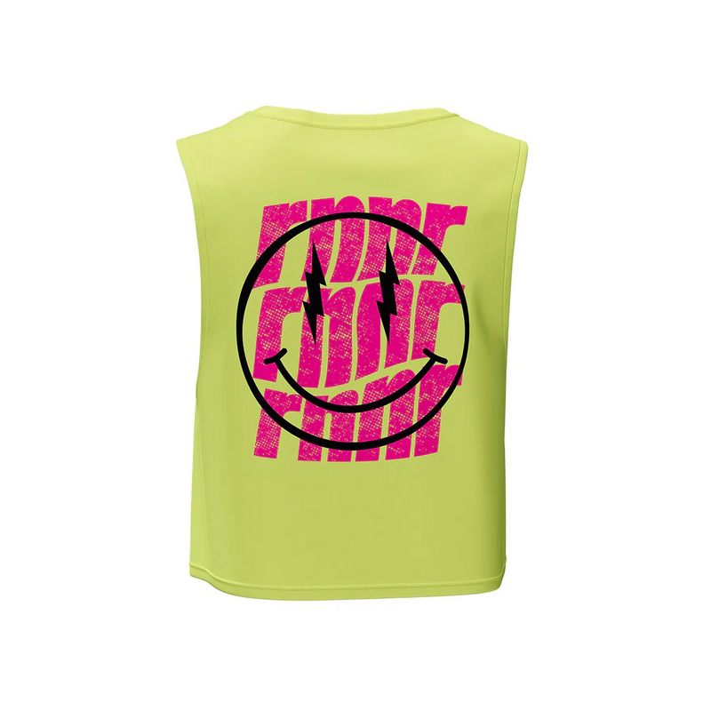 Womens Muscle Tee - Sunny Lime