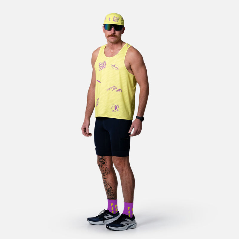 All Out Mens Singlet-Party Pace World Tour